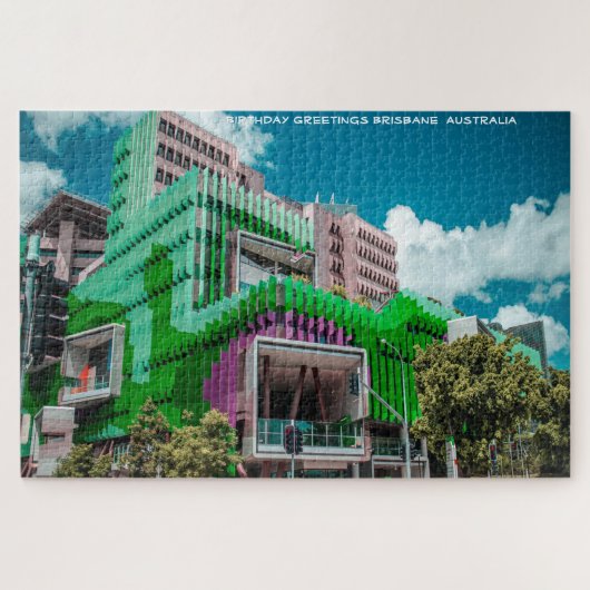 Verjaardagsgroeten Brisbane Australië Legpuzzel (Horizontaal)