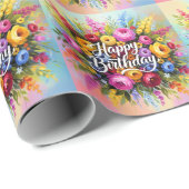 Verjaardagsgroeten Cadeaupapier (Rol Hoek)