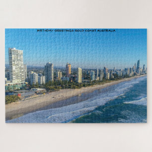 Verjaardagsgroeten Gold Coast Queensland Australië Legpuzzel