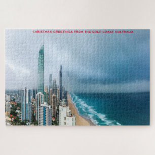 Verjaardagsgroeten Gold Coast Queensland Australië Legpuzzel