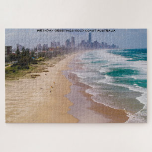 Verjaardagsgroeten Gold Coast Queensland Australië Legpuzzel