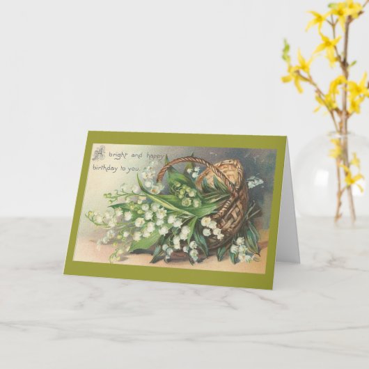  verjaardagsgroeten. kaart (Gele Bloem)