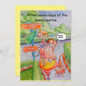 Verjaardagsgroeten Kaart voor een vriend. (Voorkant / Achterkant)