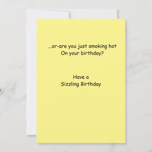 Verjaardagsgroeten Kaart voor een vriend. (Achterkant)