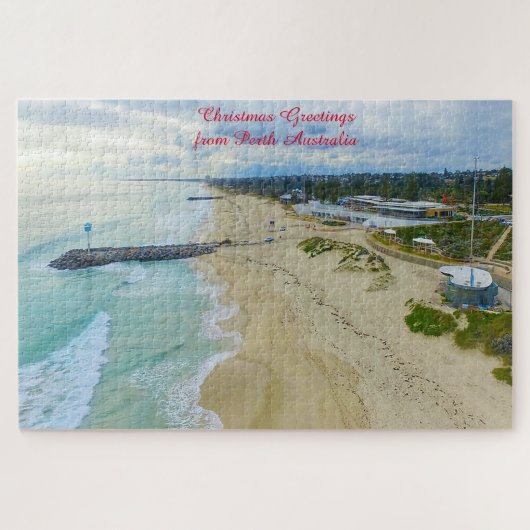 Verjaardagsgroeten Perth Australië  Legpuzzel (Horizontaal)
