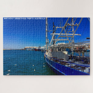 Verjaardagsgroeten Perth Australië Legpuzzel