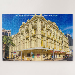 Verjaardagsgroeten Perth Australië Legpuzzel