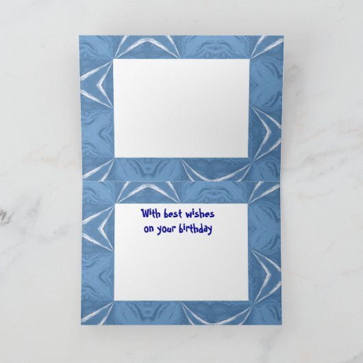 Verjaardagsgroeten - Swiss Railway rijtuigen Kaart (Binnen)