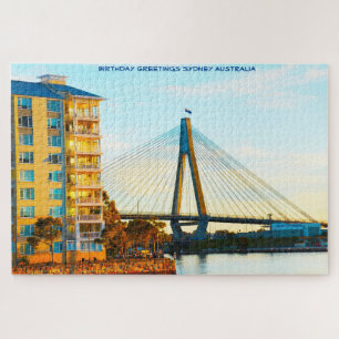 Verjaardagsgroeten Sydney Australië Legpuzzel