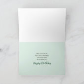 Verjaardagsgroeten van papa kaart (Binnen)