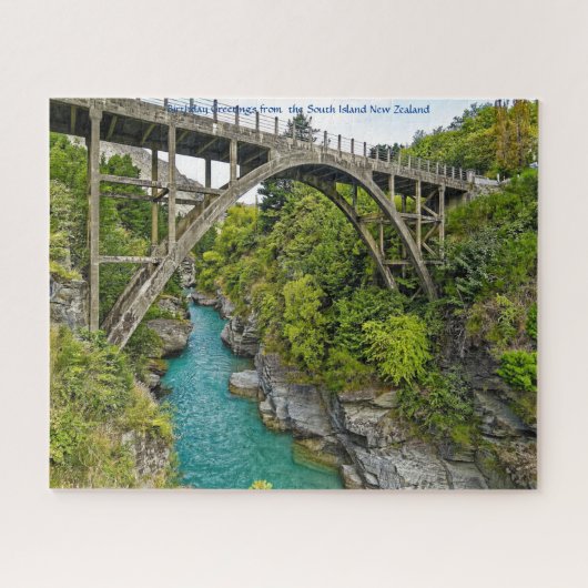 Verjaardagsgroeten vanuit het Zuidereiland Legpuzzel (Horizontaal)