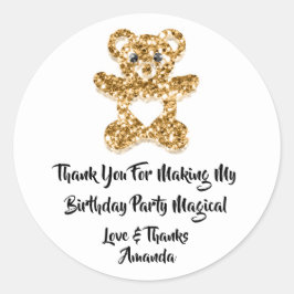 Verjaardagsgunst Baby shower Hart Baby Sweet Beer Ronde Sticker