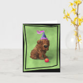 VerjaardagSharpeiA Kaart (Gele Bloem)