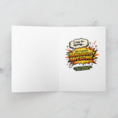 Verjaardagsheld - Stripboek Kaart (Binnen)