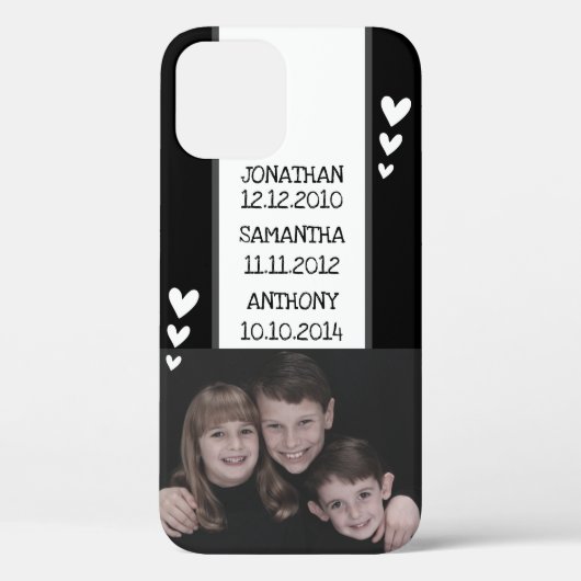 Verjaardagsherinnering voor grootouders Kinder Fot Case-Mate iPhone Case (Achterkant)