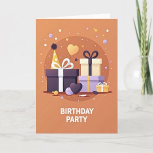 Verjaardagshoed Feestkaart Kaart