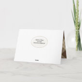 Verjaardagshond Botten van de Dog Kaart (Achterkant)