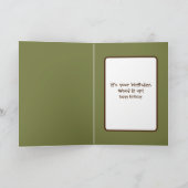 Verjaardagshond met zonnebril in Daisy Field Kaart (Binnen)