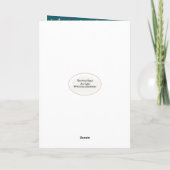 Verjaardagshond met zonnebril kaart (Achterkant)