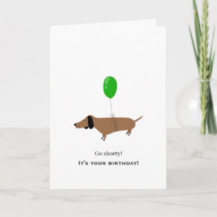 Verjaardagshumor Teckel Charmant Schattig Speels L Kaart