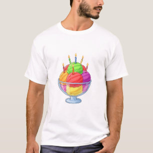 Verjaardagsijscoup T-shirt