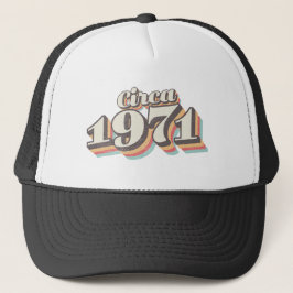 Verjaardagsjaar - circa 1971 trucker pet