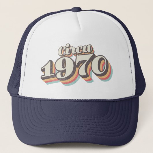 Verjaardagsjaar - Rond 1970 Trucker Pet (Voorkant)