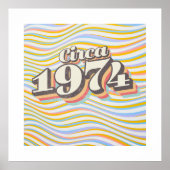 Verjaardagsjaar - Rond 1974 Poster (Voorkant)