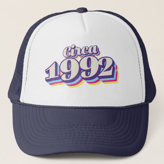 Verjaardagsjaar - Rond 1992 Trucker Pet (Voorkant)