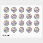 Verjaardagsjaar - Rond 1993 Ronde Sticker (Vel)