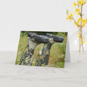 Verjaardagsjacht laarzen kaart (Gele Bloem)