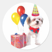 verjaardagsjong sticker (Voorkant)