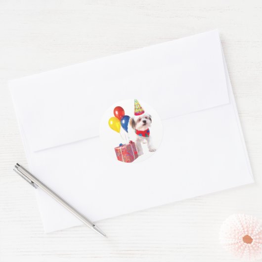 verjaardagsjong sticker (Envelop)