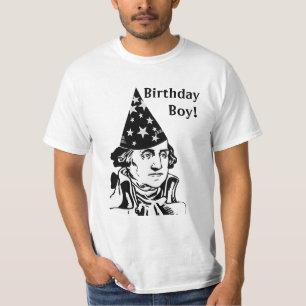 Verjaardagsjongen George Washington T-shirt