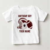 Verjaardagsjongen Gepersonaliseerd Football Shirt (Voorkant)