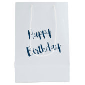 Verjaardagsjongen Gevist met een kitten Medium Cadeauzakje (Achterkant)