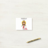 verjaardagsjongen jeuskerst post-it® notes (Op bureau)