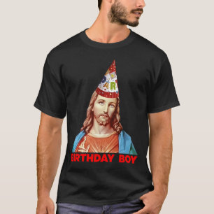 Verjaardagsjongen Jezus Grappige Kerstfeest Muts L T-shirt