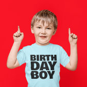 VERJAARDAGSJONGEN KIDS leuk PEUTER T-SHIRT