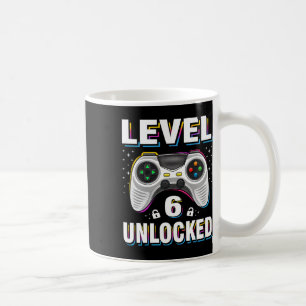 Verjaardagsjongen Level 6 Ontgrendeld Videospeler Koffiemok
