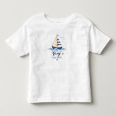 Verjaardagsjongen Nautilus Zeilboot Kinder Shirts (Voorkant)