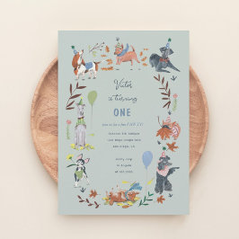 Verjaardagsjongen Paw-ty schattige puppy honden Ui Kaart