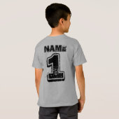 verjaardagsjongen t-shirt (Achterkant volledig)