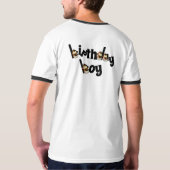 Verjaardagsjongen T-shirt (Achterkant volledig)