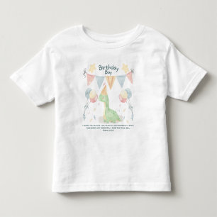 Verjaardagsjongen Waterverf Dinosaurus Kinder Shirts