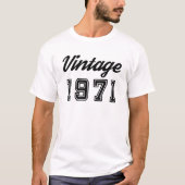 Verjaardagsjubileum 1971 t-shirt (Voorkant)