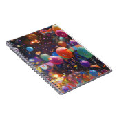 Verjaardagskaars, Ballon Design Kaars, Party Deco Notitieboek (Rechterzijde)