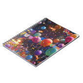 Verjaardagskaars, Ballon Design Kaars, Party Deco Notitieboek (Linkerzijde)