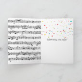 Verjaardagskaars in bierglas kaart (Binnen)