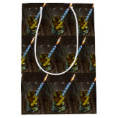 Verjaardagskaars in whisky medium cadeauzakje (Voorkant)